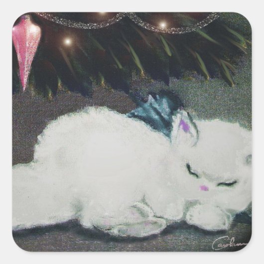 Carré Sticker - Fluffy (Devant)