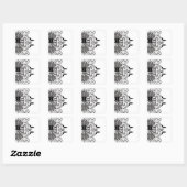Carré Sticker Formel Fright (Feuille)
