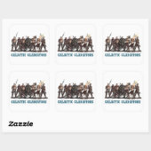 Carré Sticker Galactique Gladiateurs (Feuille)