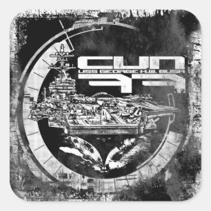 Carré Sticker George H.W. Bush