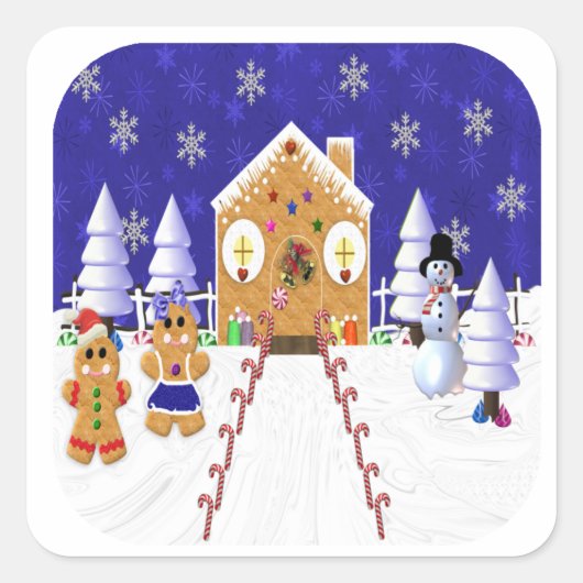 Carré Sticker Gingerman (Devant)