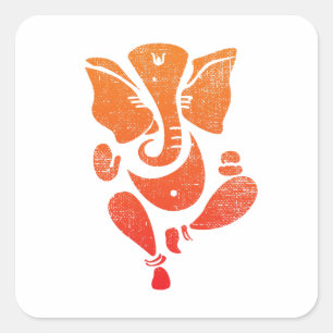 Carré Sticker glorieux Lord Ganesha