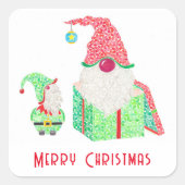 Carré Sticker Gnome Holiday (Devant)