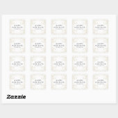 Carré Sticker Gold Scroll Holiday (Feuille)