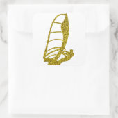 Carré Sticker Gold Windsurfen (Sac)