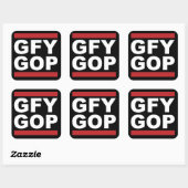 Carré Sticker GOP GFY (Feuille)