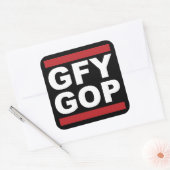 Carré Sticker GOP GFY (Enveloppe)