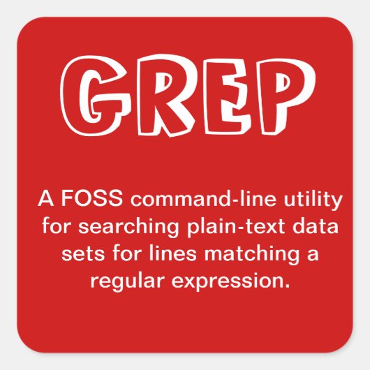 Carré Sticker GREP (Devant)