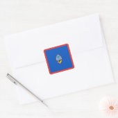 Carré Sticker Guam Flag (Enveloppe)