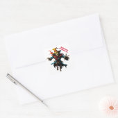 Carré Sticker halloween scarrow (Enveloppe)