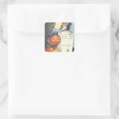 Carré sticker Halloween vintage (Sac)