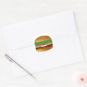 Carré Sticker Hamburger (Enveloppe)