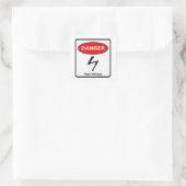 Carré Sticker haute tension (Sac)