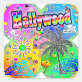 Carré Sticker Hollywood Quadro Seasons (Devant)