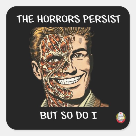 Carré Sticker Horrors (Devant)