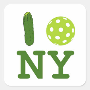 Carré Sticker I Love New York (Pickleball)