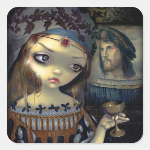 Carré Sticker "I Vampiri : Lucrezia Borgia"