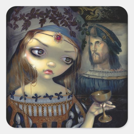 Carré Sticker "I Vampiri : Lucrezia Borgia" (Devant)