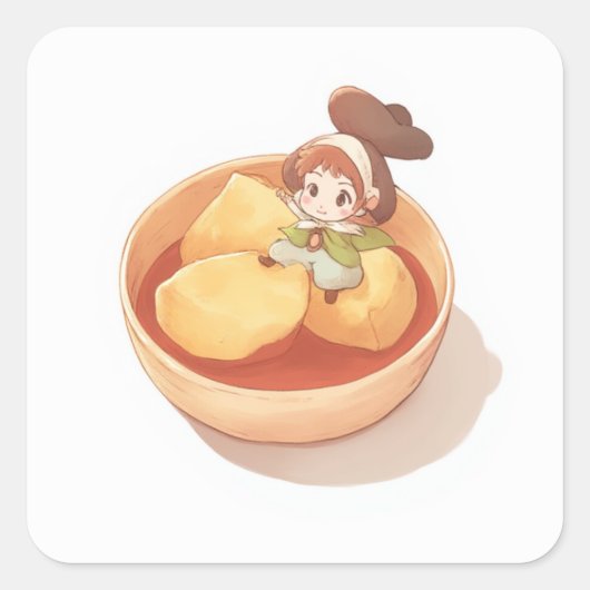 Carré Sticker Imaginaire de rêve (Devant)