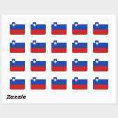 Carré Sticker indicateur Slovénie (Feuille)
