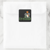 Carré Sticker Irlande Shield (Sac)