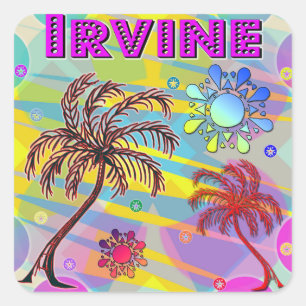 Carré Sticker Irvine Happy and Hope