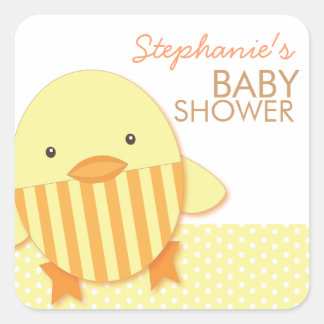 Carré Sticker Jaune Bébé Neutral Bébé Bébé