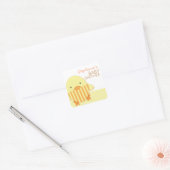 Carré Sticker Jaune Bébé Neutral Bébé Bébé (Enveloppe)