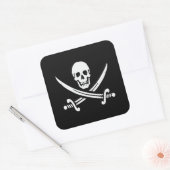Carré Sticker jolly roger (Enveloppe)