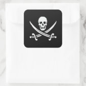 Carré Sticker jolly roger (Sac)