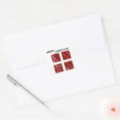 Carré Sticker Joyeux Noël (Enveloppe)