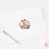 Carré Sticker Joyeux Noël (Enveloppe)