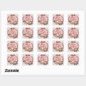 Carré Sticker Joyeux Noël (Feuille)