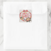 Carré Sticker Joyeux Noël (Sac)