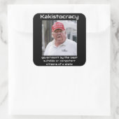 Carré Sticker Kakistocracy (Sac)