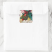 Carré Sticker Kandinsky Cercles Abstraits (Sac)