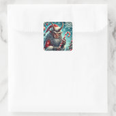 Carré Sticker Krampus de Noël (Sac)
