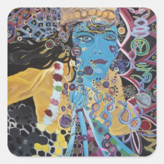 Carré Sticker Krishna