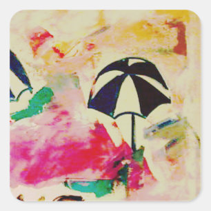 Carré Sticker La Playa Full Color