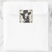 Carré Sticker LBD de style occidental vintage (Sac)