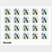 Carré Sticker - Lettres multiples (Feuille)