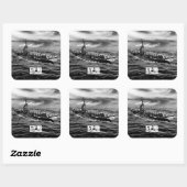 Carré Sticker Lexington (Feuille)