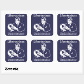 Carré Sticker Libertarien (Feuille)