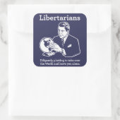Carré Sticker Libertarien (Sac)