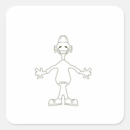 Carré Sticker Lil Fun Guy (Devant)