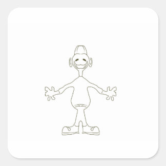 Carré Sticker Lil Fun Guy
