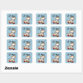 Carré Sticker Lil Max (Feuille)
