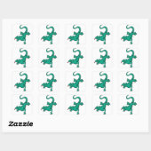 Carré Sticker Lizard (Feuille)