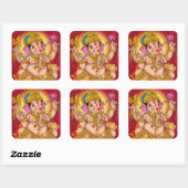 Carré Sticker Lord Ganesha (Feuille)