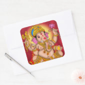 Carré Sticker Lord Ganesha (Enveloppe)